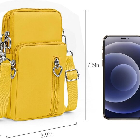 Lightweight Small Crossbody bags Cell Phone Purses Travel Pouch Shoulder Bag for - Picture 5 of 6